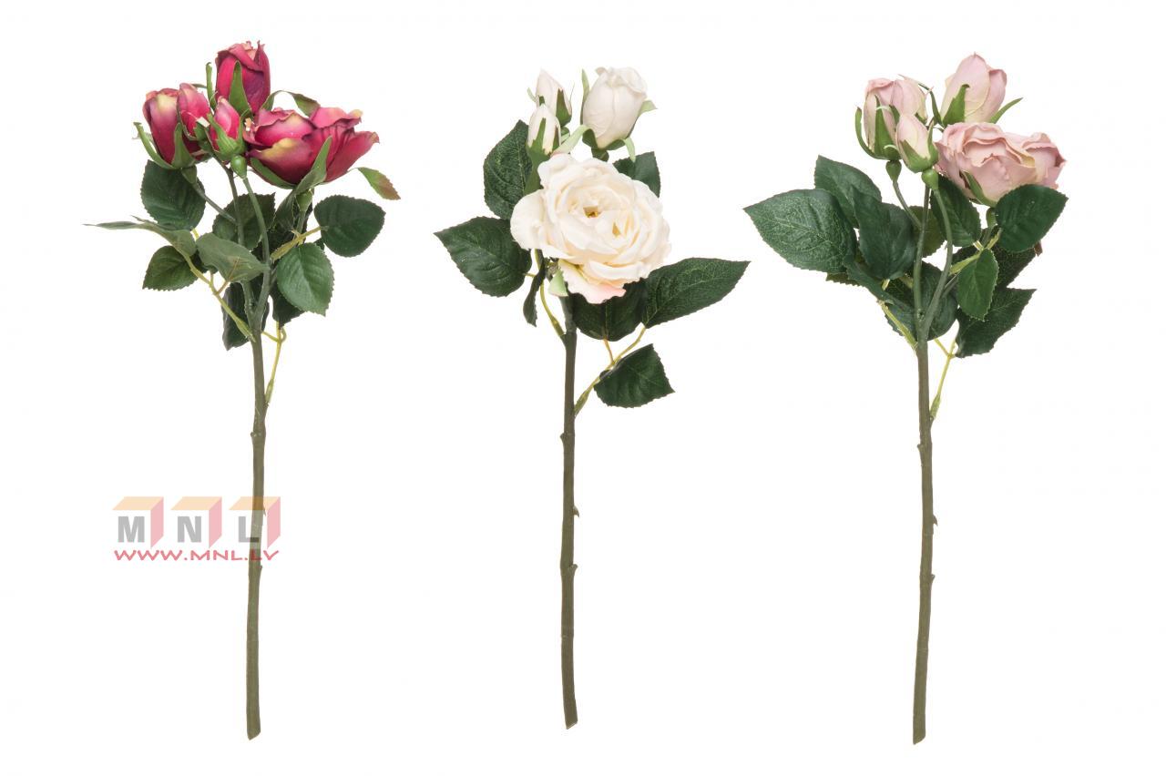 Mākslīga puķe, roze 37cm