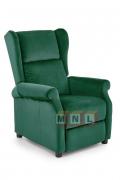 Krēsls AGUSTIN 2 ar RELAX funkciju, t.zaļš